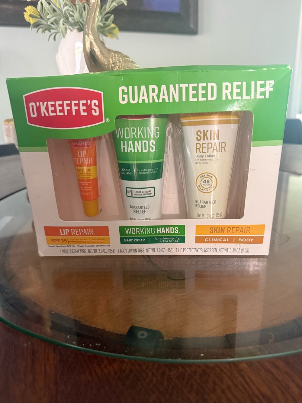 Guaranteed Relief Skin Repair & Working Hands Set - Green/White/Orange